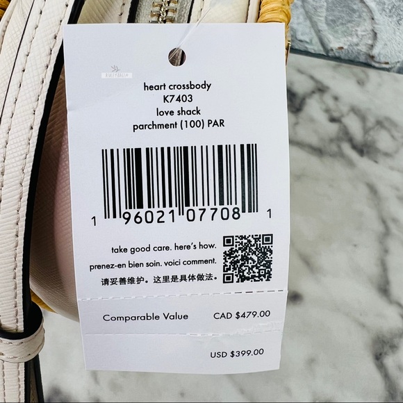 Kate Spade Love Shack Heart Wicker Crossbody Handbag - Picture 10 of 11